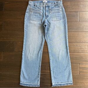 Loft Relaxed Wide Leg Straight Retro Jeans Size 28/4